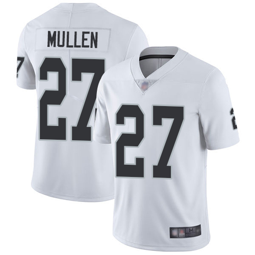Men Oakland Raiders Limited White Trayvon Mullen Road Jersey NFL Football 27 Vapor Untouchable Jersey